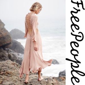 🌸NWOT Free People Margarita Flamingo Maxi Dress